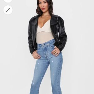 Chic Black Leather Jacket